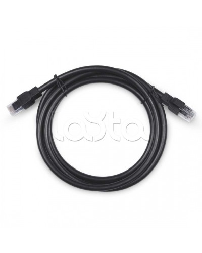 Патч-корд U/UTP, категория 6a, 2xRJ45/8p8c, неэкран. армир. гофр. стальной лентой, черный, РЕ, внешний, 10м Cabeus PC-ARM-UTP-RJ45-Cat.6a-10m-PE в Муроме Патчкорды (медные) Pintop.ru