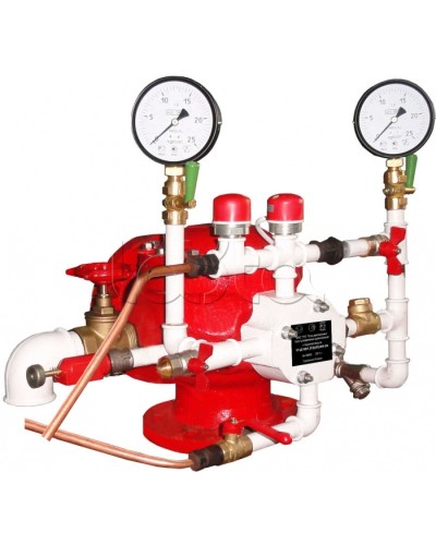 Узел управления дренчерный с пневмоприводом Спецавтоматика УУ-Д100/1,6(П0,028)-ВФ.О4 в Муроме Устройства пуска водяного пожаротушения Pintop.ru