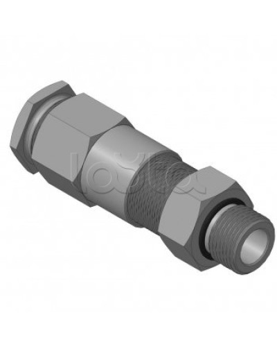 Кабельный ввод для бронированного кабеля с двойным уплотнением резьбой G1/2, внешним диаметром кабеля D=11-15 мм и проходным диаметром кабеля d=6-10 мм Спектрон КВБ-15/10-2У-М-G1/2 в Муроме Аксессуары для кабель-канала Pintop.ru