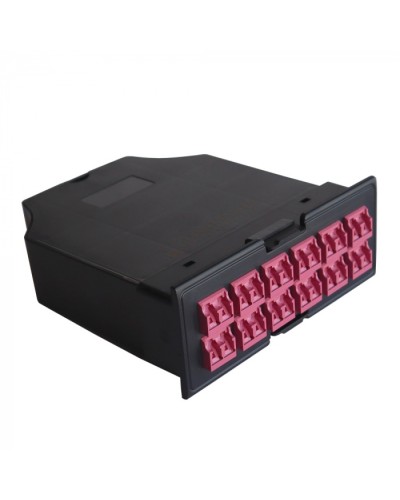 MPO кассета OM4, для LAN-FRM-PP-STP/1U, 24xLC, тип B, черная LANMASTER (LAN-FRM-IN-2MB-24LC/OM4) в Муроме Патч-корды оптические Pintop.ru