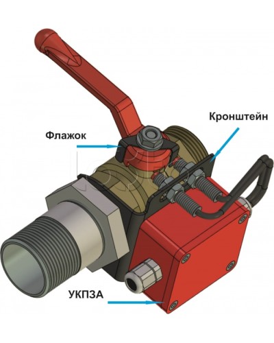 Кронштейн КШ-15-46-И (для УКПЗА v1, v2) Спецавтоматика в Муроме Дополнительное оборудование пожаротушения Pintop.ru