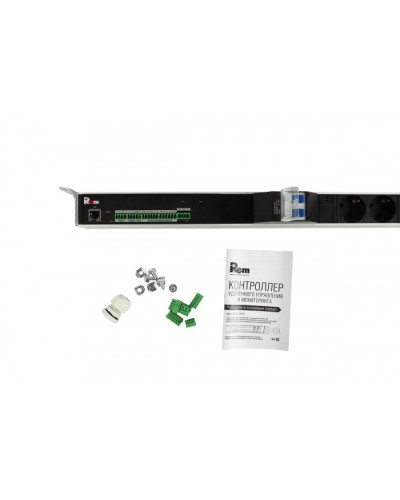 Блок силовых розеток с контроллером REM R-MC1-32-4x2S-2x3C13-2x2C19-A-1820-K в Муроме Блоки розеток Pintop.ru