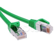 Патч-корд экранированный CAT5E F/UTP 4х2, LSZH, зелёный, 1м DKC RN5EFU4510GN
