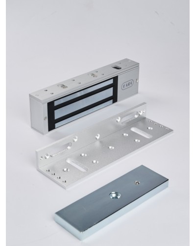 R-Lock RL-EML500-L0S - Электромагнитный замкок, 500кг, DC12/24B, цвет серебристый сатинированный алюминий RAL 7047 в Муроме Электромагнитные замки Pintop.ru