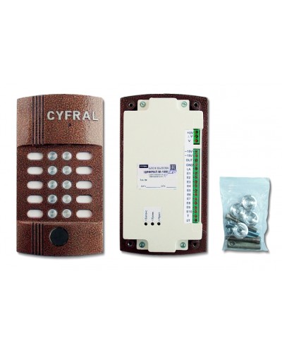 Блок вызова видеодомофона на 10 абонентов Цифрал M-10M/PVC в Муроме Блоки вызова многоабонентные Pintop.ru