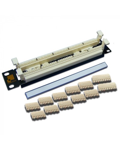 50-парный 110 кросс 10 1U, блоки в комплекте LANMASTER (LAN-RS110-50FT/10) в Муроме Патч-панели Pintop.ru