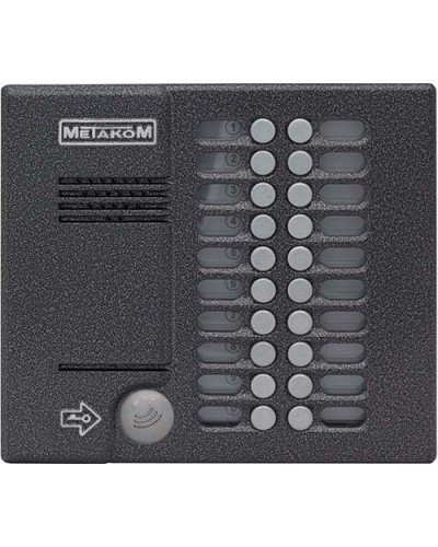 Блок вызова домофона Метаком MK20.2-MFEN в Муроме Вызывные аудиопанели малоабонентные Pintop.ru