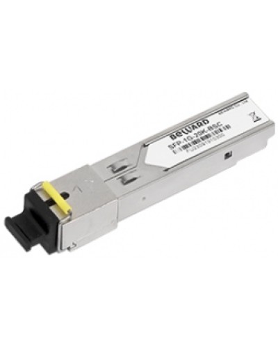 парный низковольтный оптический одномодовый одноволоконный приёмопередатчик форм-фактора SFP Beward SFP-1G-20K-BSC в Муроме Системы видеонаблюдения Pintop.ru