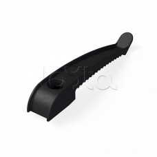 Держатель кабеля односторонний для прямого монтажа черный (20шт/240шт уп/кор) Промрукав (PR13.0381)