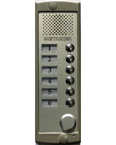 Блок вызова домофона Метаком MK6-K-RF в Муроме Блоки вызова многоабонентные Pintop.ru