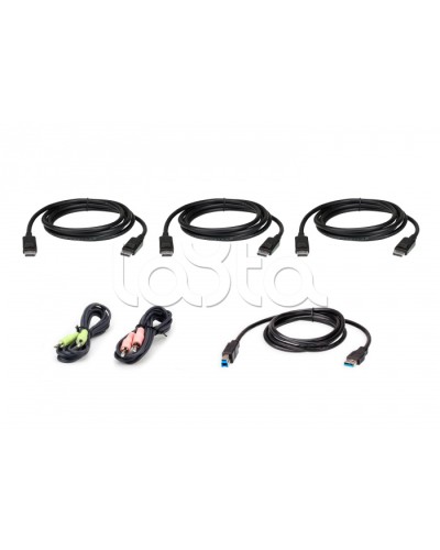 Комплект KVM-кабелей USB DisplayPort Triple Display (1.8м) ATEN 2L-7D02UDPX6 в Муроме Видеоусилители, Модуляторы, Делители Pintop.ru