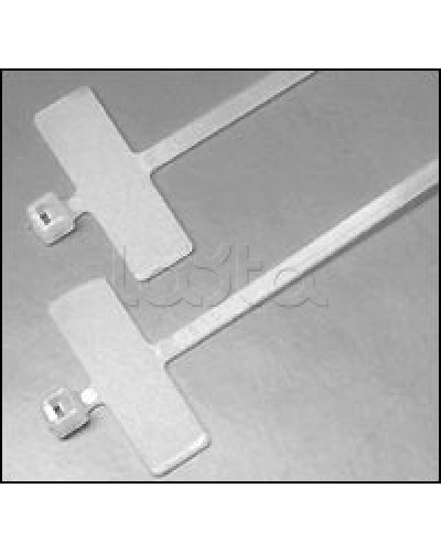 Хомут-стяжка нейлоновый, неоткрывающийся, с площадкой для маркировки 200x2.5 мм Hyperline GTK-200MC (100 шт/уп.) в Муроме Стяжки-хомуты Pintop.ru