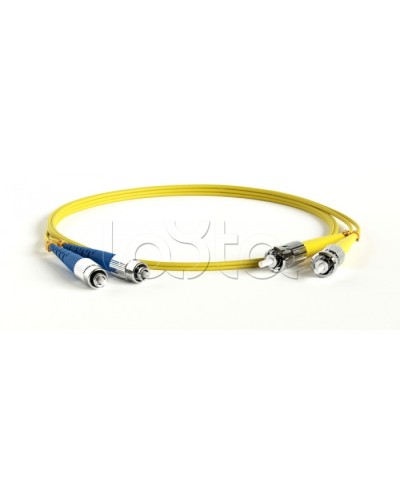 Патч-корд волоконно-оптический Hyperline FC-D2-9-LC/UR-ST/UR-H-5M-LSZH-YL в Муроме Патч-корды оптические Pintop.ru