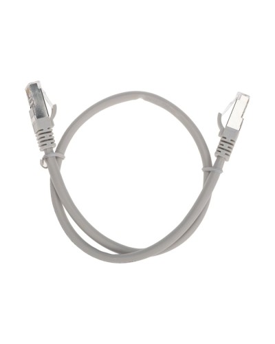 Патч-корд S/FTP, CAT 6A (10G), RJ45-RJ45, 28AWG, LSZH, серый, 0,5м REXANT 02-0390-05 в Муроме Патчкорды (медные) Pintop.ru
