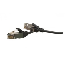 Патч-корд S/FTP Hyperline (PC-LPT-SFTP-RJ45-RJ45-C6-1.5M-LSZH-BK)