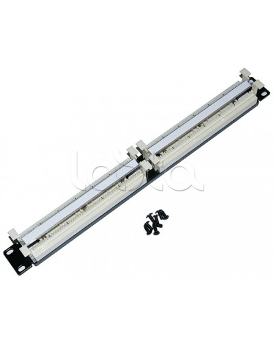 Кросс-панель парная 110 типа 19 1U Cabeus CP-100P-110TYPE в Муроме Кроссовое оборудование тип 110 Pintop.ru