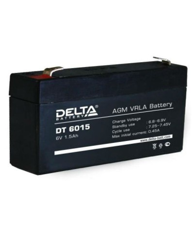 Аккумулятор свинцово-кислотный Delta DT 6015 в Муроме Электротехническое оборудование Pintop.ru