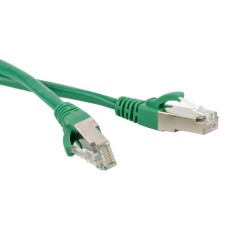 Патч-корд F/UTP Hyperline PC-LPM-STP-RJ45-RJ45-C6-1M-LSZH-GN