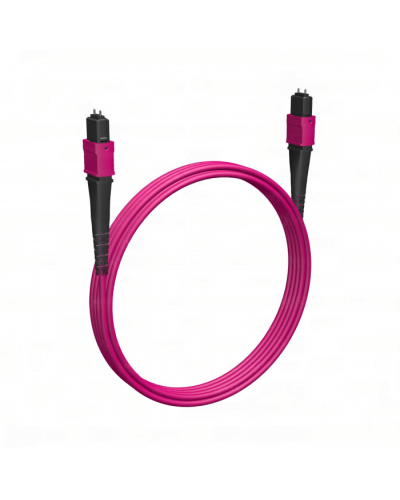 Кабельная сборка MPO(M) -MPO(M)-8 волокон 50/125 OM4, 10 m Cabeus (FOP-50-OM4-8-MPO(M)-8-MPO(M)-B-10m) в Муроме Кабельные сборки (оптические) Pintop.ru