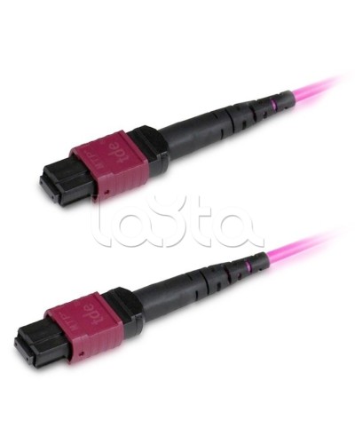 Патч-корд волокнно-оптический Hyperline (FHD-MC3-504-MPOF12/PS-MPOF12/PS-B-10M-LSZH-MG) в Муроме Патч-корды и пигтейлы Pintop.ru