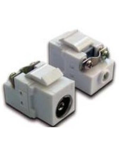 Вставка Keystone TV-розетка, винтовое соединение, белая LANMASTER LAN-OK-TV/S-WH в Муроме Коннекторы Pintop.ru