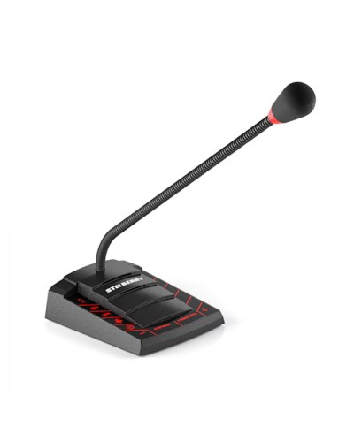 Пульт громкого оповещения на 60 Ватт STELBERRY F-700 в Муроме Микрофонные консоли и микрофоны Pintop.ru