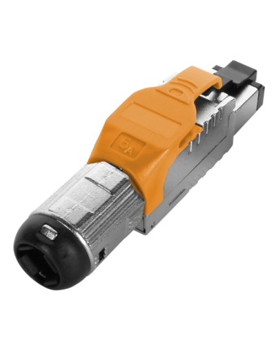 Разъем полевой оконцовки RJ-45 Hyperline (PLUE-8P8C-S-C6A-SH-OR) в Муроме Коннекторы Pintop.ru