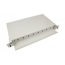 Бокс оптический 19", 1U на 8 ST/FC портов Cabeus ODF-19-8-ST