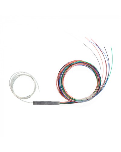 Разветвитель планарный 1х16 не оконц. 9/125 вывод 1.5м буфер 0.9 мм 1260/1650 Cabeus (FCT-PLC-1/16-9-1.5-0.9) в Муроме Оптические разветвители (сплиттеры) Pintop.ru