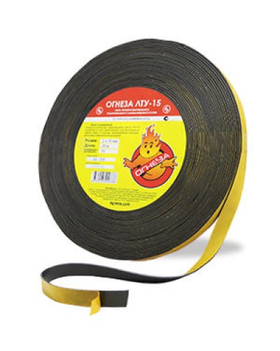 Лента термоуплотнительная Огнеза ОГНЕЗА-ЛТУ 2*15 мм., рулон 25 пог.м. в Муроме Дополнительное оборудование пожаротушения Pintop.ru