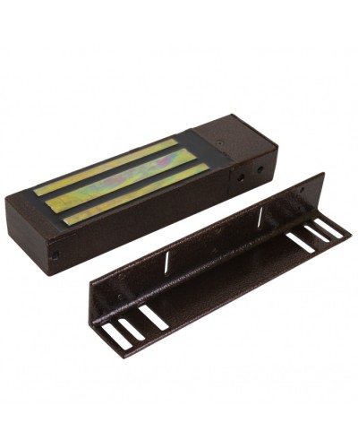 Электромагнитный влагозащищенный замок AccordTec ML-395KB-2 без электроники с датчиком Холла ,цвет Коричневый в Муроме Электромагнитные замки Pintop.ru