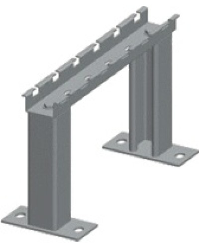 Рама напольная для лотка шириной 150мм LANMASTER LAN-MT-KR150-EZ в Муроме Аксессуары для лотков Pintop.ru