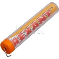 Припой с канифолью 20 гр.d=1.0 мм (Sn60 Pb40 Flux 2.2%) (20шт/уп) REXANT (09-3103)