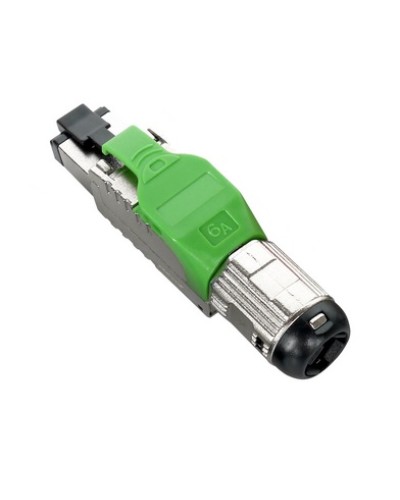 Разъем полевой оконцовки RJ-45 8P8C Hyperline PLUE-8P8C-S-C6A-SH-GN в Муроме Коннекторы и разъемы Pintop.ru