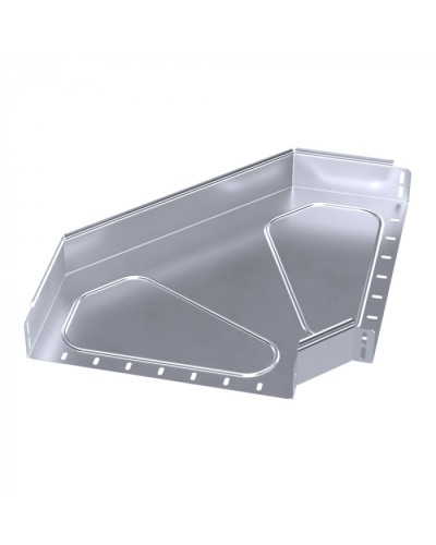 Угол горизонтальный 90 градусов Стандарт INOX (AISI 316) 400х80 Промрукав (PR16.3537) в Муроме Аксессуары для лотков Pintop.ru