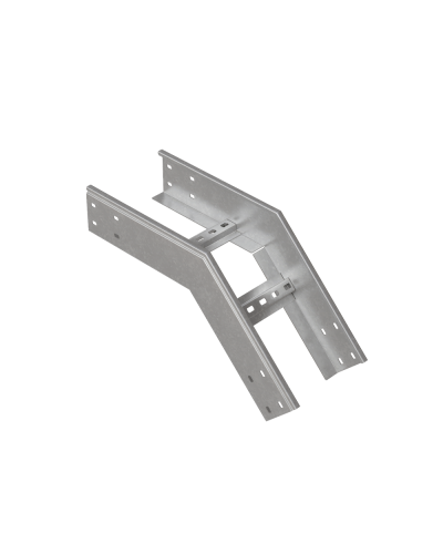 Угол лестничный вертикальный внешний 45 гр. 100х300х1,5 мм HD85 N КМ-профиль (LVL45-100-300-1.5 HD85 N) в Муроме Аксессуары для лотков Pintop.ru