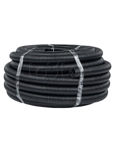 Труба гофр. ПНД с протяжкой d40 мм (25 м) черная EKF-Plast (tpnd-40n) в Муроме Труба гофрированная Pintop.ru