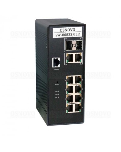 PoE коммутатор уличный промышленный OSNOVO SW-80822/ILR в Муроме Коммутаторы Pintop.ru