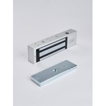 R-Lock RL-EM500-L0S - Электромагнитный замкок, 500кг, DC12/24B, цвет серебристый сатинированный алюминий RAL 7047