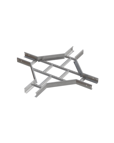 Х-разветвитель лестничный 80х400х1,2 мм HD85 N КМ-профиль (LXD80-400-1.2 HD85 N) в Муроме Аксессуары для лотков Pintop.ru