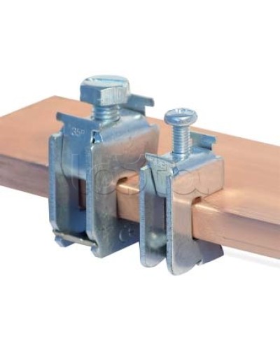 Шинная клемма для кабеля, сечение шины 10 мм, кабель 16-35 мм DKC R5BC1035 в Муроме Крепежные изделия Pintop.ru